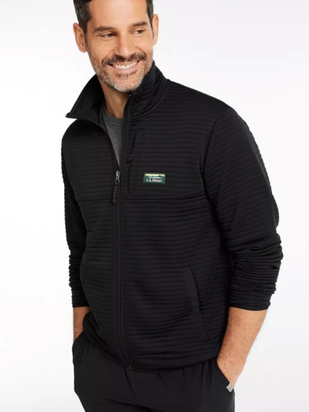 Men's L.L. Bean Airlight Knit Full-Zip - Picture 5 of 6